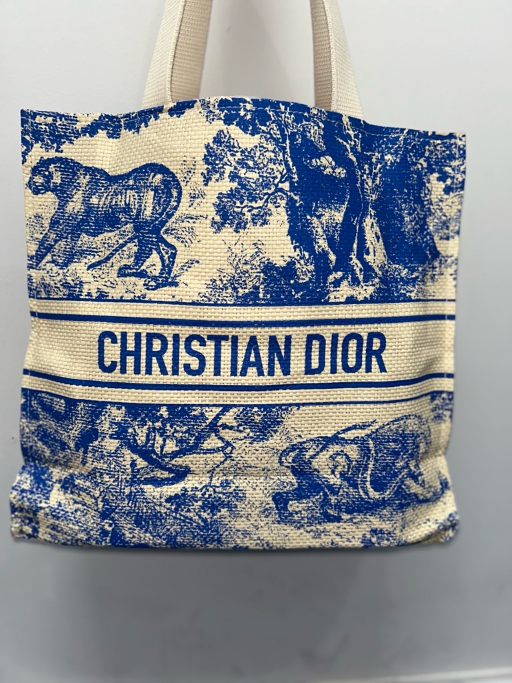 Christian Dior Exclusive Parfums
GWP Blue Beige Straw Tote Bag - Picture 3 of 8